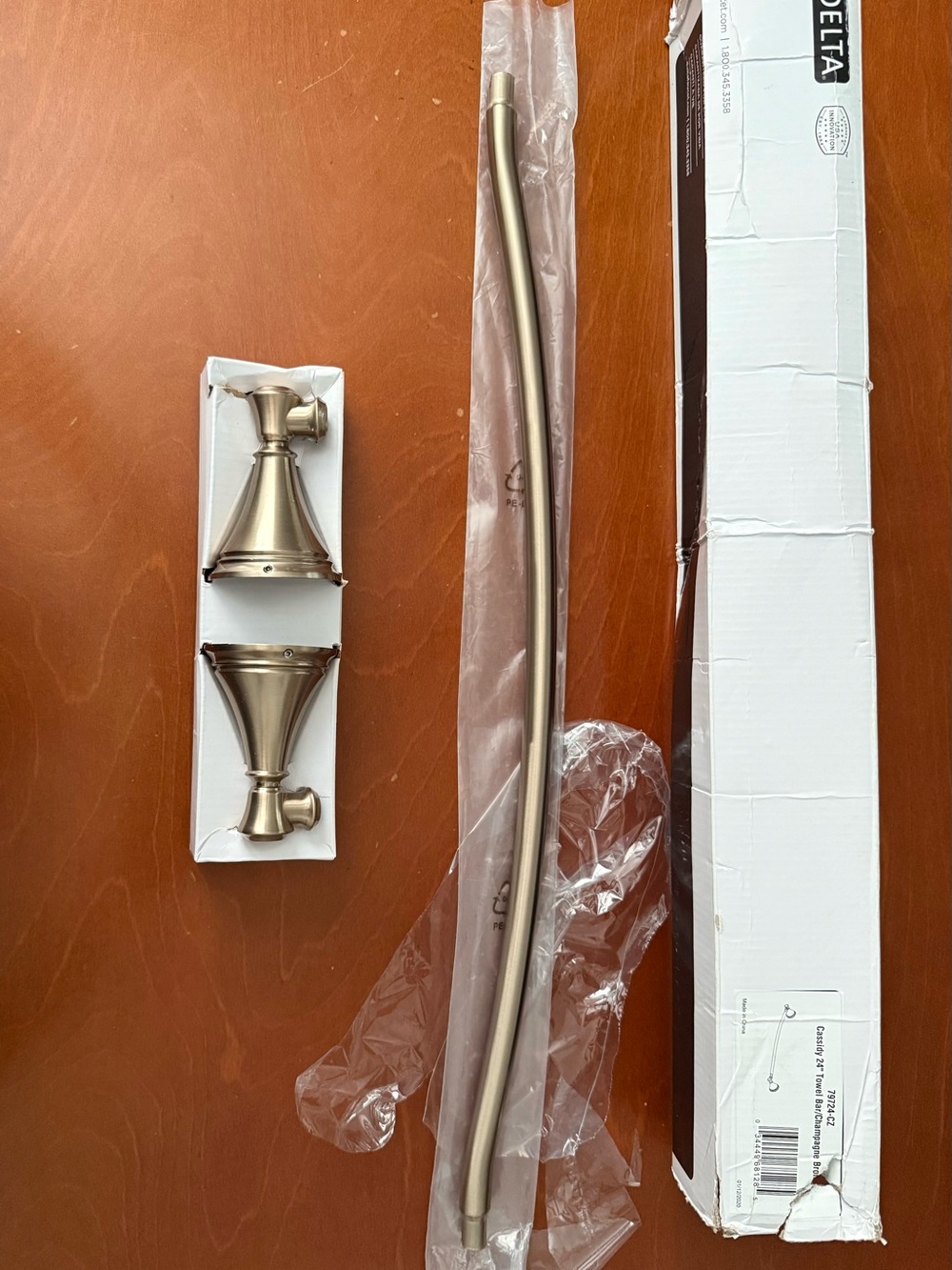 Delta Cassidy Collection 24@ Towel Bar 79724-CZ Champagne Bronze SEE DESCRIPTION